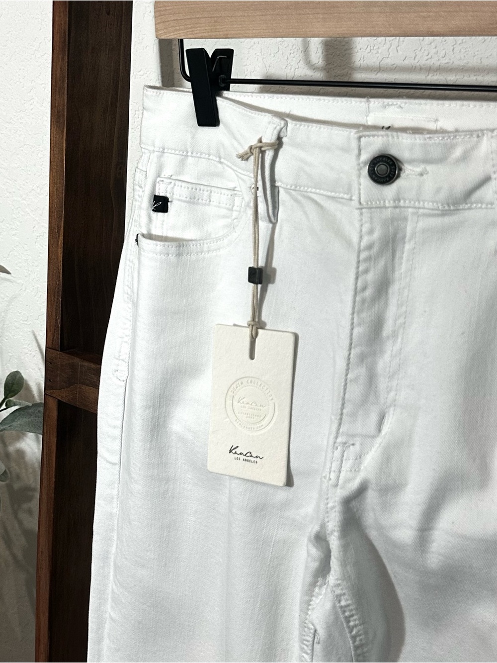 KanCan White Mid Rise Flare Jeans Petite 29 NWT - Picture 7 of 15